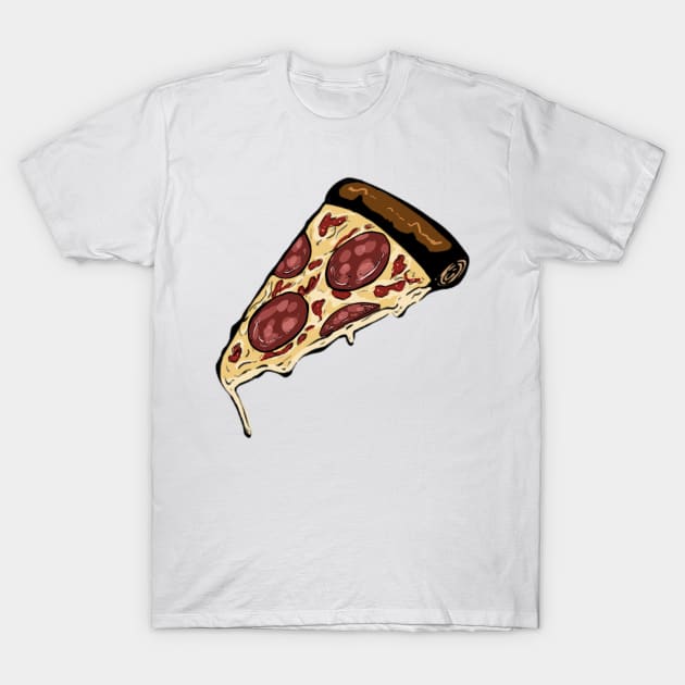 Pizza Slice T-Shirt by Shirlockart